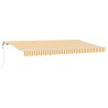 Auvent Rétractable Jaune 350 x 200 cm tissu 525316525316