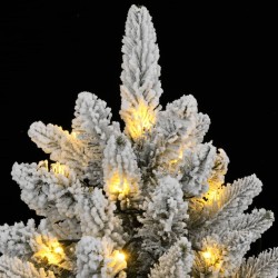 Sapin de Noël artificiel 150 LED et neige floquée 150 cm 525322525322