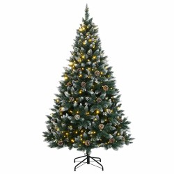 Sapin de Noël artificiel 150 LED 120 cm 525323525323