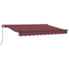 Auvent Rétractable Bordeaux 300 x 200 cm tissu 525324525324
