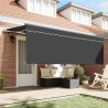 Auvent Rétractable Anthracite 350 x 200 cm 525330525330
