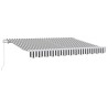 Auvent Rétractable Anthracite 350 x 200 cm tissu 525336525336