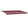 Auvent Rétractable Bordeaux 350 x 200 cm tissu 525340525340