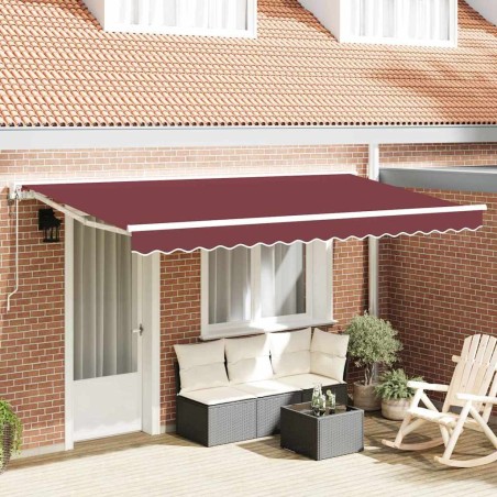 Cadre d'auvent Bordeaux 350 x 200 cm 525344525344
