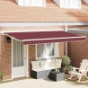 Cadre d'auvent Bordeaux 350 x 200 cm 525344525344