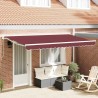 Cadre d'auvent Bordeaux 350 x 200 cm 525346525346