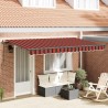 Auvent Rétractable Orange 350 x 200 cm tissu 525349525349