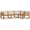 Ensemble de canapés d'extérieur 4 pcs Naturel 525351525351