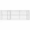 Kennel pour Chiens 3 pcs Argenté 6 x 2 x 2 m Acier galvanisé 525353525353