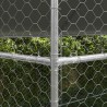 Kennel pour Chiens 3 pcs Argenté 6 x 2 x 2 m Acier galvanisé 525360525360