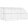 Kennel pour Chiens 2 pcs Argenté 4 x 2 x 2 m Acier galvanisé 525367525367