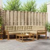 Ensemble de canapés d'extérieur 5 pcs Naturel et Beige 525380525380