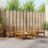 Ensemble de canapés d'extérieur 5 pcs Naturel 525385525385