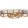 Ensemble de canapés d'extérieur 5 pcs Naturel 525385525385