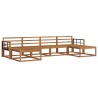 Ensemble de canapés d'extérieur 6 pcs Naturel 525390525390