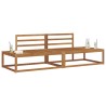 Ensemble de canapés d'extérieur 2 Pièce Naturel 525400525400