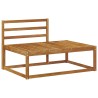 Ensemble de canapés d'extérieur 2 Pièce Naturel 525400525400