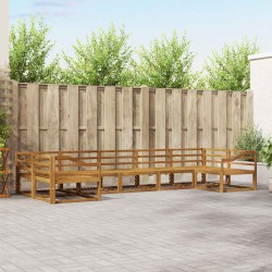 Ensemble de canapés d'extérieur 7 pcs Naturel 525401525401