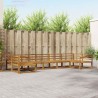 Ensemble de canapés d'extérieur 7 pcs Naturel 525401525401