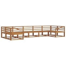 Ensemble de canapés d'extérieur 7 pcs Naturel 525401525401