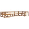 Ensemble de canapés d'extérieur 7 pcs Naturel 525401525401