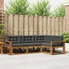Ensemble de canapés d'extérieur 4 pcs Naturel et Anthracite 525404525404