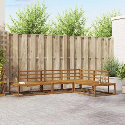 Ensemble de canapés d'extérieur 4 Pièce Naturel 525409525409