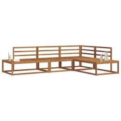 Ensemble de canapés d'extérieur 4 Pièce Naturel 525409525409