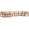 Ensemble de canapés d'extérieur 7 pcs Naturel 525410525410