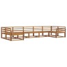 Ensemble de canapés d'extérieur 7 pcs Naturel 525411525411