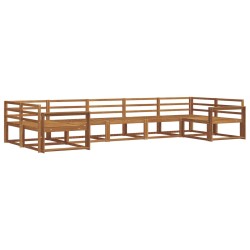 Ensemble de canapés d'extérieur 7 pcs Naturel 525412525412