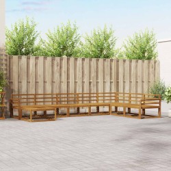 Ensemble de canapés d'extérieur 8 pcs Naturel 525445525445