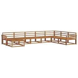Ensemble de canapés d'extérieur 8 pcs Naturel 525445525445