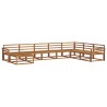 Ensemble de canapés d'extérieur 8 pcs Naturel 525445525445