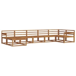 Ensemble de canapés d'extérieur 7 pcs Naturel 525446525446