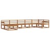 Ensemble de canapés d'extérieur 7 pcs Naturel 525446525446
