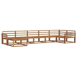 Ensemble de canapés d'extérieur 7 pcs Naturel 525447525447