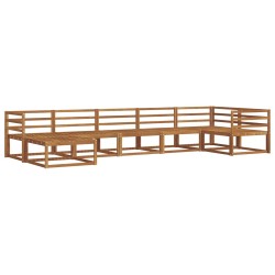 Ensemble de canapés d'extérieur 7 pcs Naturel 525449525449