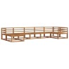 Ensemble de canapés d'extérieur 7 pcs Naturel 525449525449