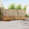Ensemble de canapés d'extérieur 7 pcs Naturel 525450525450