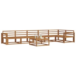 Ensemble de canapés d'extérieur 7 pcs Naturel 525456525456