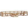 Ensemble de canapés d'extérieur 7 pcs Naturel 525456525456