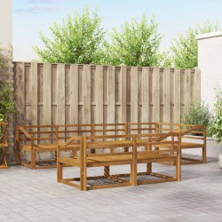 Ensemble de canapés d'extérieur 7 pcs Naturel 525458525458