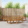 Ensemble de canapés d'extérieur 7 pcs Naturel 525459525459