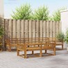 Ensemble de canapés d'extérieur 7 pcs Naturel 525460525460