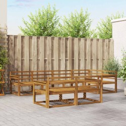 Ensemble de canapés d'extérieur 7 pcs Naturel 525461525461