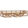 Ensemble de canapés d'extérieur 7 pcs Naturel 525462525462