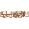 Ensemble de canapés d'extérieur 7 pcs Naturel 525464525464