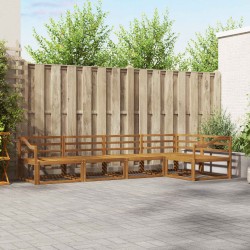 Ensemble de canapés d'extérieur 5 pcs Naturel 525467525467