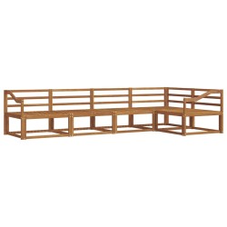Ensemble de canapés d'extérieur 5 pcs Naturel 525467525467